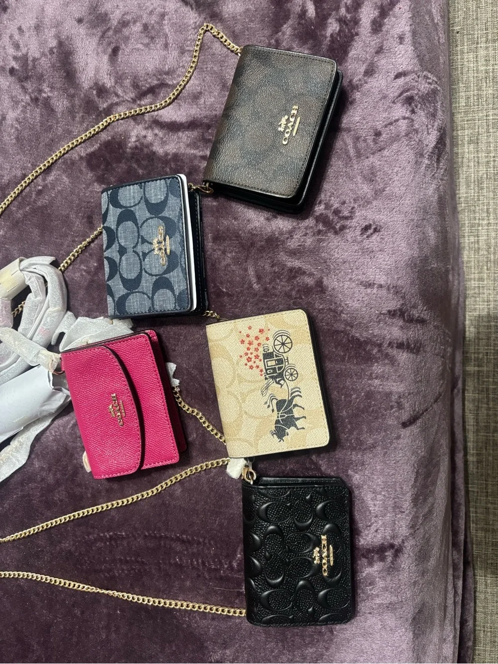 Coach 5 different Case with Logo EACH